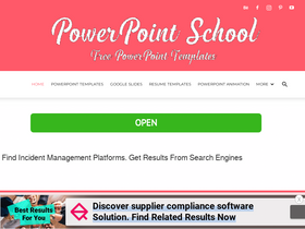'powerpointschool.com' screenshot