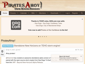 'piratesahoy.net' screenshot