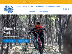 electricdirtbikes.com.au homepage screenshot