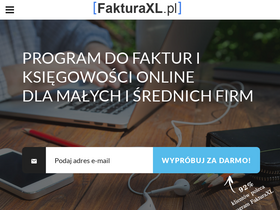 'fakturaxl.pl' screenshot