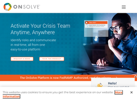 'onsolve.com' screenshot