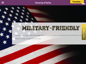 'ufairfax.edu' screenshot