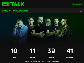 'talktv.cz' screenshot