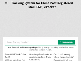 'track-chinapost.com' screenshot