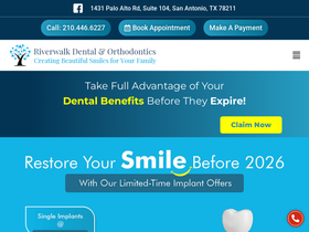 riverwalkdentalorthodontics.com