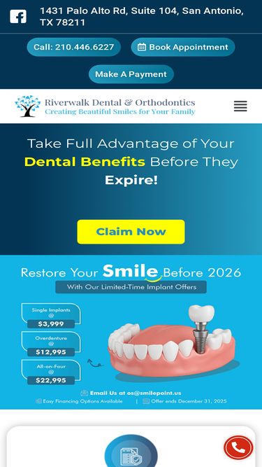 riverwalkdentalorthodontics.com