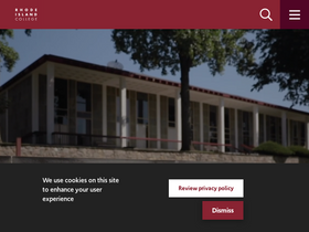 'ric.edu' screenshot