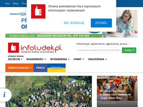 'infoludek.pl' screenshot