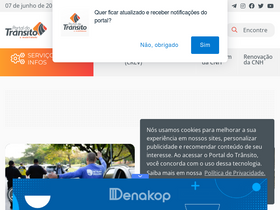 'portaldotransito.com.br' screenshot