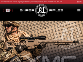 'accuracyinternational.com' screenshot