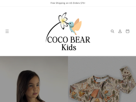 cocobearkids.com homepage screenshot