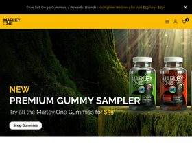 marleyonewellness.com homepage screenshot