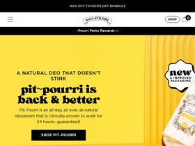 Poo~Pourri homepage screenshot