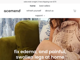 Acemend website screenshot