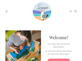 2ndseagull.com homepage screenshot
