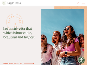 'kappadelta.org' screenshot