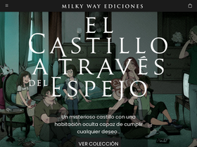 'milkywayediciones.com' screenshot