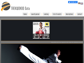 'taekwondodata.com' screenshot