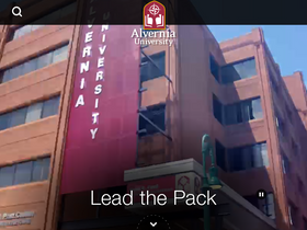 'alvernia.edu' screenshot