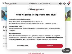 'disneymagazines.fr' screenshot