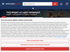 'autoczesciexpert.pl' screenshot