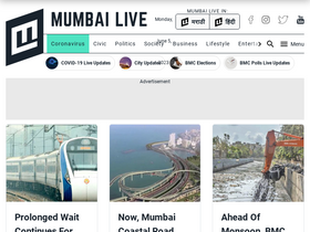 'mumbailive.com' screenshot