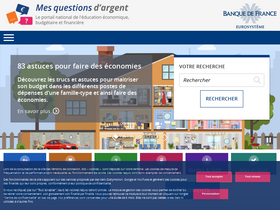 'mesquestionsdargent.fr' screenshot