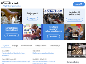 'schack.se' screenshot