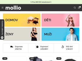 'mollio.cz' screenshot