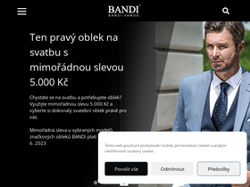 'bandi.cz' screenshot