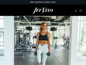 jetvixo.com homepage screenshot