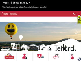 'telford.gov.uk' screenshot