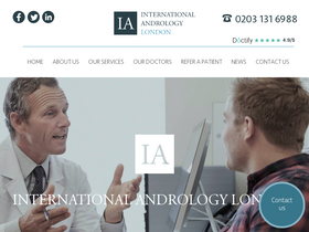 'london-andrology.co.uk' screenshot