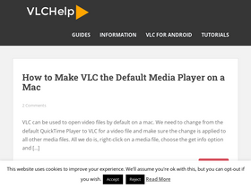 'vlchelp.com' screenshot