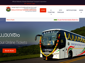 'keralartc.com' screenshot