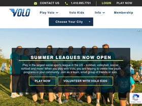 'volosports.com' screenshot