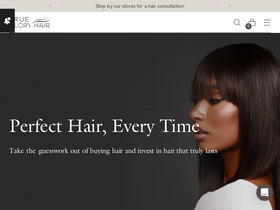 'truegloryhair.com' screenshot