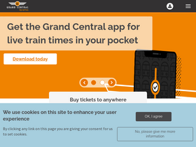 'grandcentralrail.com' screenshot