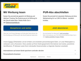 'promobil.de' screenshot