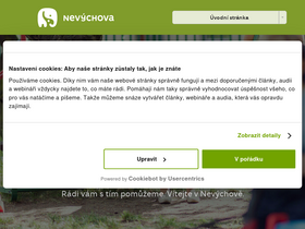 'nevychova.cz' screenshot