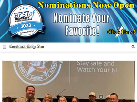 'corsicanadailysun.com' screenshot