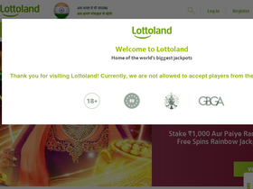 'lottoland.asia' screenshot