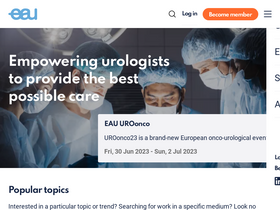 'uroweb.org' screenshot