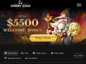 'cherrygoldcasinogo.com' screenshot