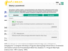 'mojprad.gov.pl' screenshot
