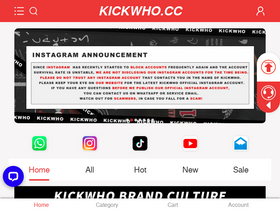'kickwho.xyz' screenshot