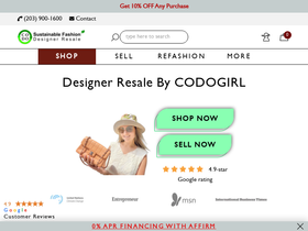 couturedossier.com homepage screenshot
