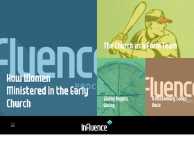 'influencemagazine.com' screenshot