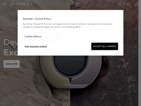 'devialet.com' screenshot