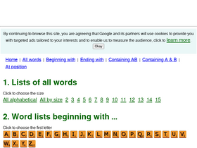 'bestwordlist.com' screenshot